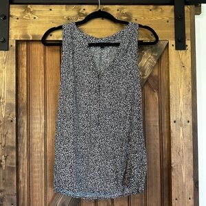 Anne Carson Monochrome Patterned Blouse